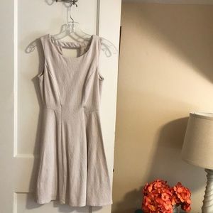 LC Lauren Conrad silver gray dress